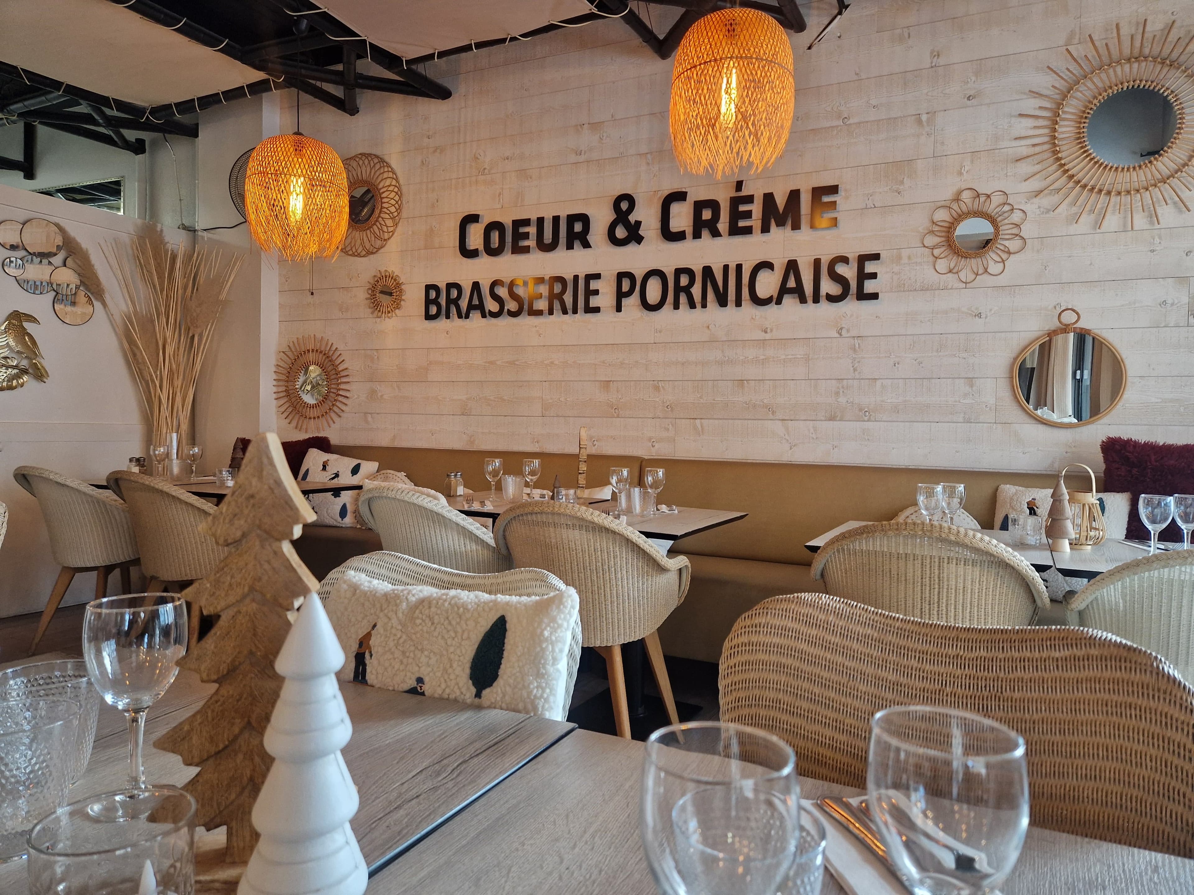 Restaurant Coeur & Crème - Cuisine de fruits de mer
